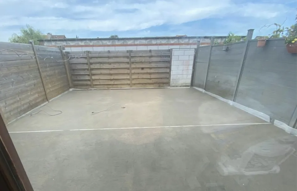Nieuwe ondergrond: Betonnen ondergrond gestort